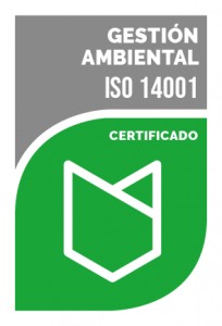 Sello certificado de gestión ambiental ISO 14001