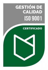 Sello certificado de gestión de calidad ISO 9001